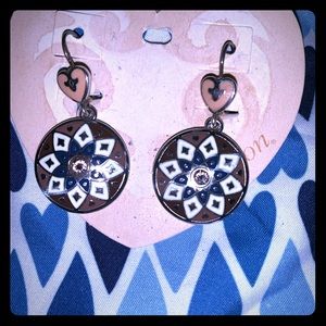 Beautiful Brighton earrings NWT Zarha love